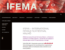 Tablet Screenshot of femalefilmfestival.se